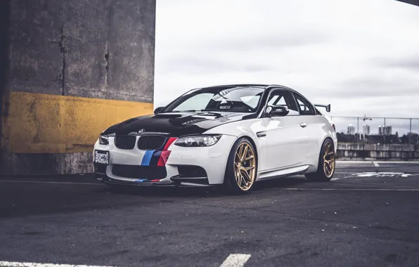 Picture BMW, White, E92, M3