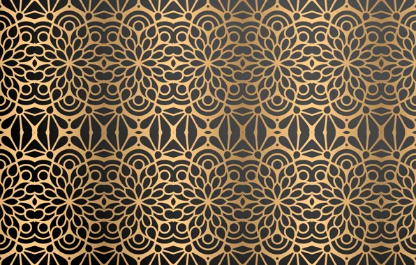 Picture background, gold, gold, ornament, background, Vintage, color, Luxury