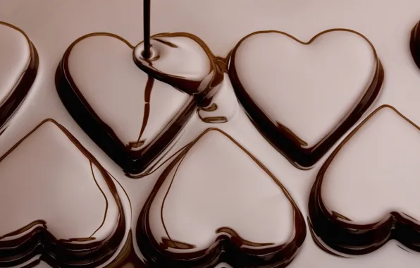 Picture love, holiday, heart, food, chocolate, texture, love, heart