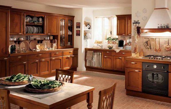 Style, room, Villa, interior, kitchen