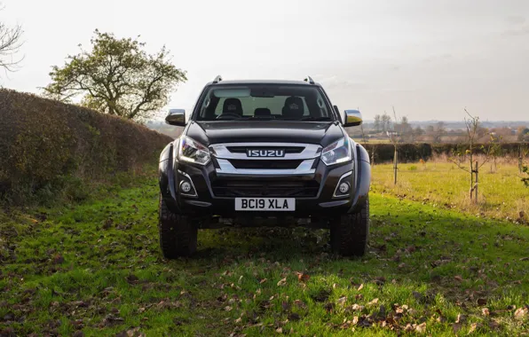 Picture black, front view, pickup, Isuzu, 2020, Arctic Trucks, D-Max, UK version