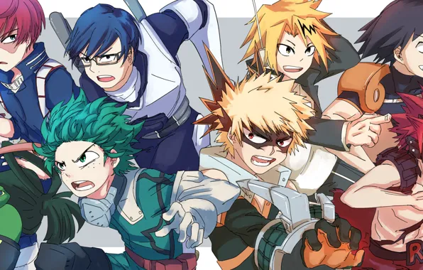 Girls, guys, heroes, My Hero Academia, Boku No Hero Academy, My Hero Academy