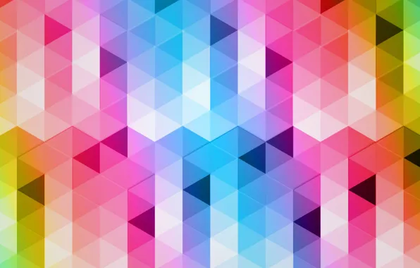Colors, pattern, rhombus