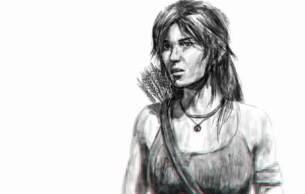 Game, Figure, Tomb Raider, Lara Croft, Art, Game, Lara Croft