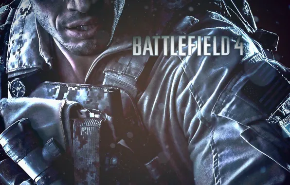 Picture weapons, soldiers, form, Battlefield 4