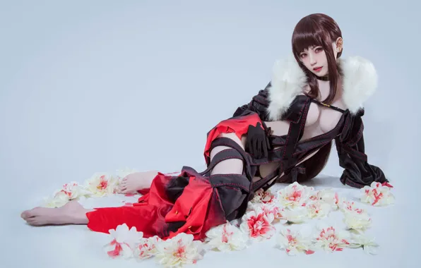 Picture pose, Asian, beautiful girl, cosplay, cosplay, Qing Yuji, Beauty Coser