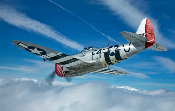 Thunderbolt, USAF, Fighter-bomber, The Second World War, P-47D Thunderbolt, P-47 Thunderbolt, Republic P-47D Thunderbolt