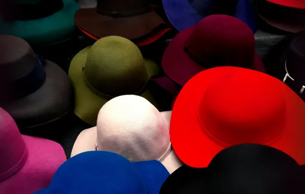 Background, color, hats