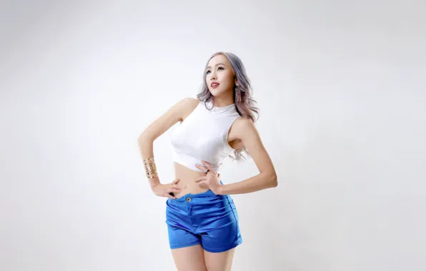Picture girl, pose, background