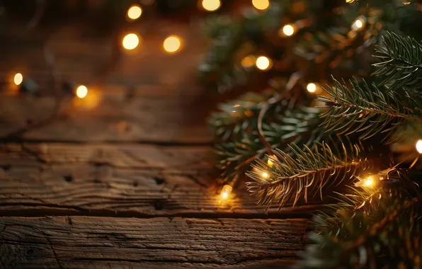Winter, light, branches, lights, glare, holiday, Board, texture