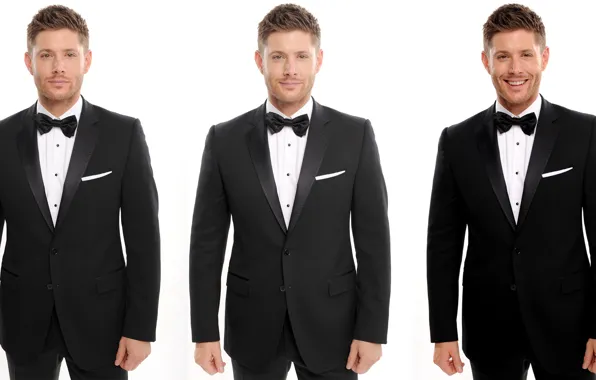 Photoshoot, Jensen Ackles, tuxedo