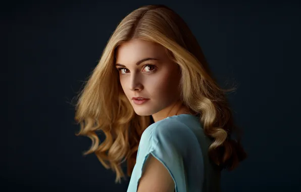 Look, girl, portrait, Sergey Bidun