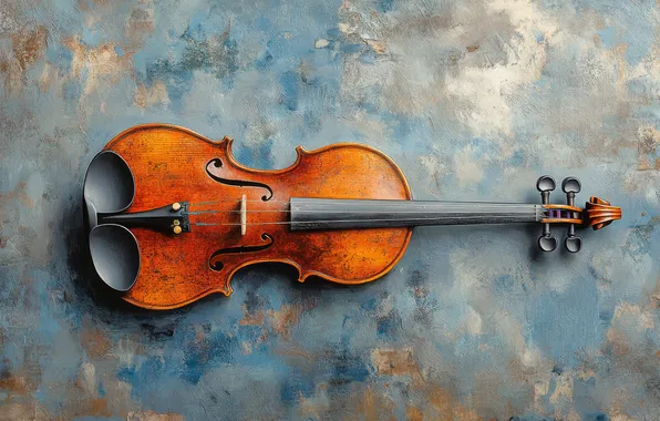 Music, violin, musical instrument, AI art, neural network