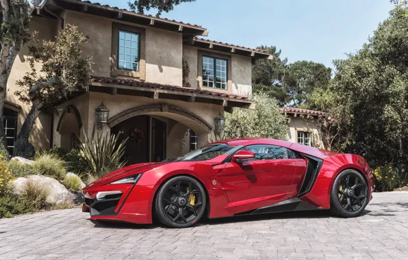 Picture red, lykan, hypersport