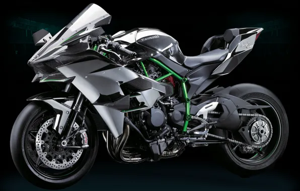 Picture Kawasaki, moto, bike, power, motorcycle, Ninja, H2R