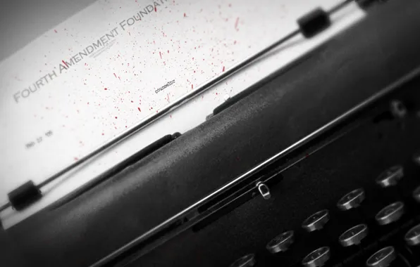 Letter, button, typewriter