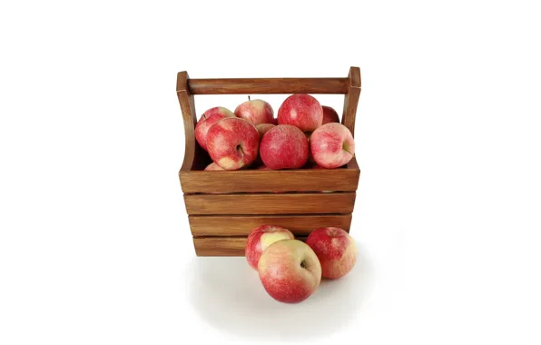 Apples, harvest, box