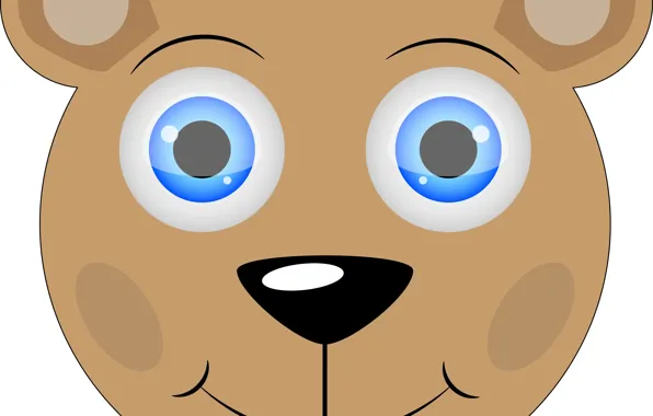 Wallpaper, vector, vector, bear, smiley, picture, smiley, beautiful