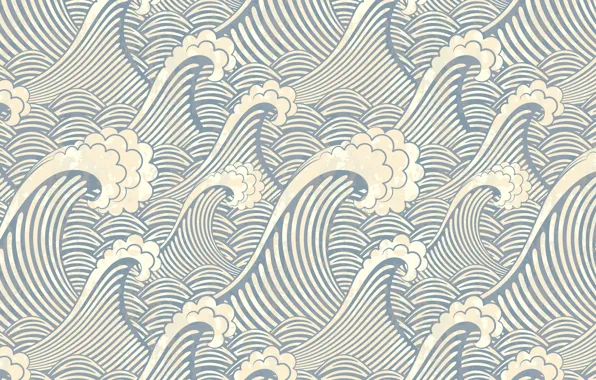 Sea, wave, water, the ocean, vector, texture, widescreen Wallpaper, the Wallpapers