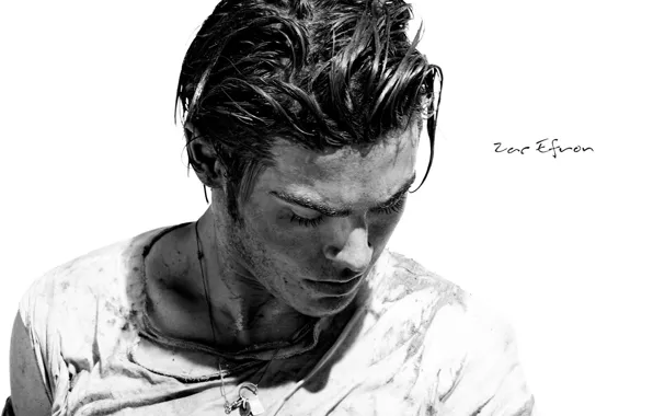 Look, face, hair, black and white, dirt, black and white, actor, male