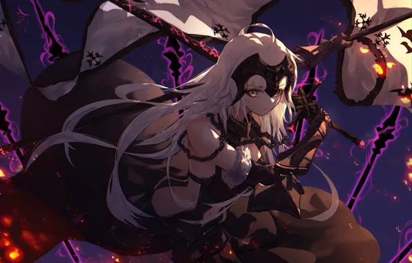 Picture look, girl, night, Fate / Grand Order, The destiny of a great campaign