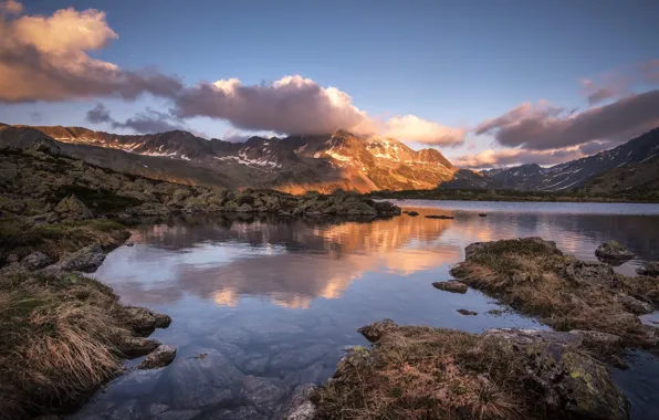 Wallpaper lake, water, mountains