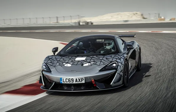 Picture coupe, McLaren, turn, 2020, V8 twin-turbo, 620R, 620 HP, 3.8 L.