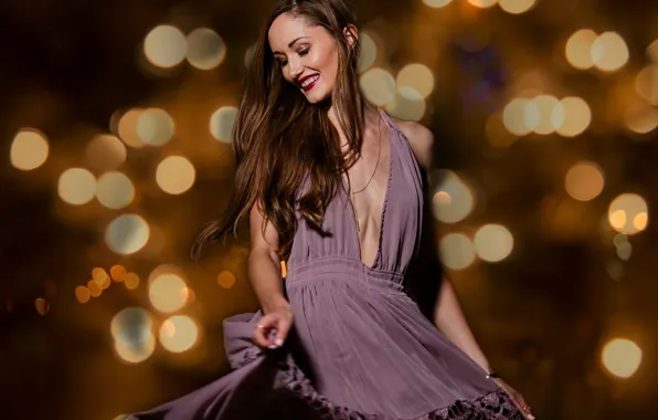 Face, smile, background, model, dress