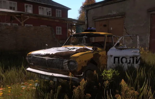 DayZ, DayZ Standalone, Police car