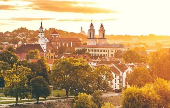 Lithuania, Kaunas, lights