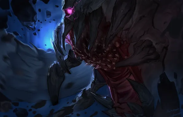 Eyes, monster, teeth, Goblin Slayer