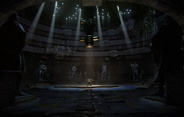 The room, statues, Uncharted 4, A Thiefs End