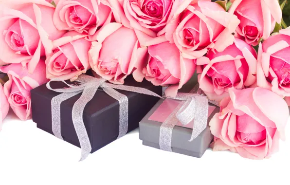 Picture roses, bouquet, pink, flowers, roses, pink roses, gifts