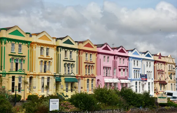 Picture the building, England, UK, the hotel, hotel, England, Paignton, Paignton