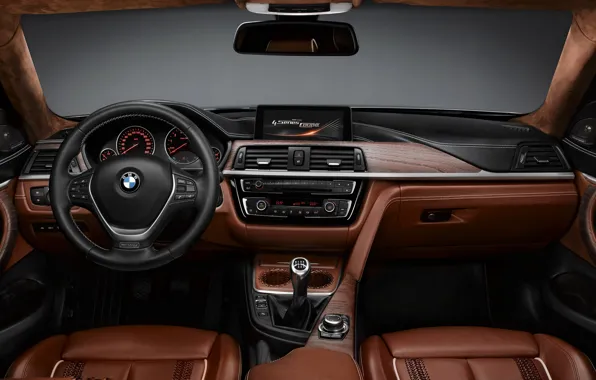 Picture BMW, BMW, the wheel, salon, Coupe, torpedo, F32, 4-Series