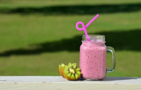 Drops, kiwi, Bank, tube, drink, smoothies