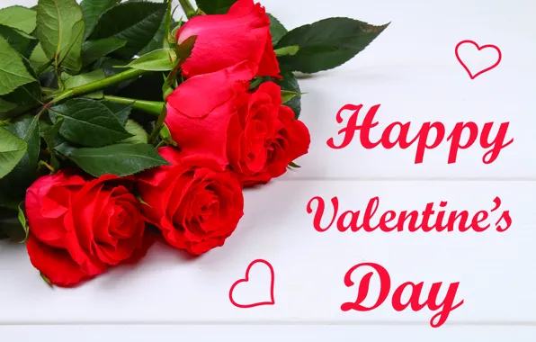 Flowers, red, roses, bouquet, hearts, red, love, flowers