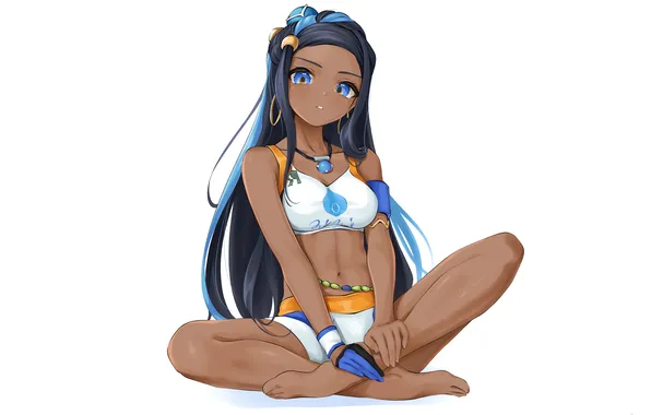 Girl, sexy, cleavage, shorts, long hair, legs, boobs, sexy girl