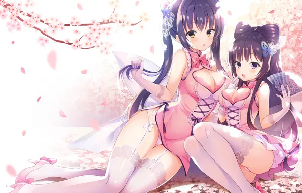 Sexy, lingerie, ass, pantsu, bra, cleavage, panties, thighhighs