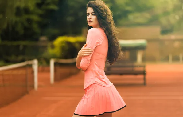 Pose, model, portrait, makeup, figure, brunette, hairstyle, blouse