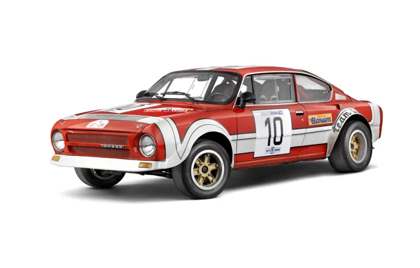 Picture rally, racing car, 1974, Skoda, Skoda, Skoda 200RS