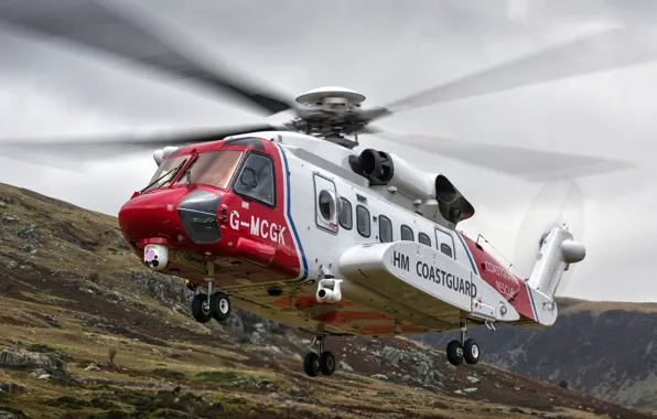 Flight, helicopter, flies, Sikorsky S-92
