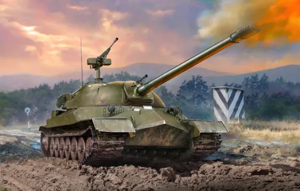 Tank, USSR, Vladimir Nartov, supertank IS-7