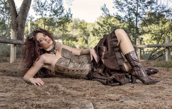 Girl, pose, Steampunk Kimberly