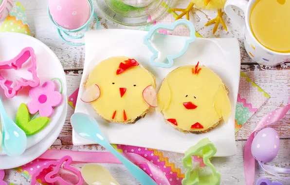 Flowers, eggs, spring, Easter, flowers, spring, Easter, eggs