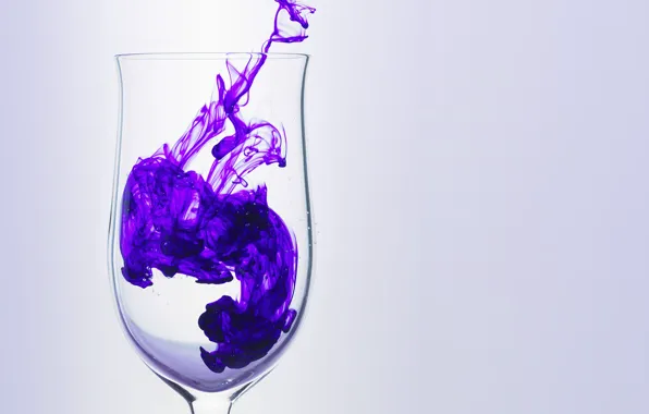 Picture purple, glass, smoke, Glass