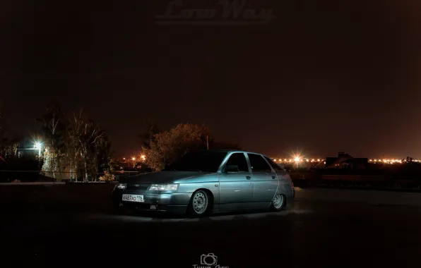 Machine, night, Lada, Lada, 2112