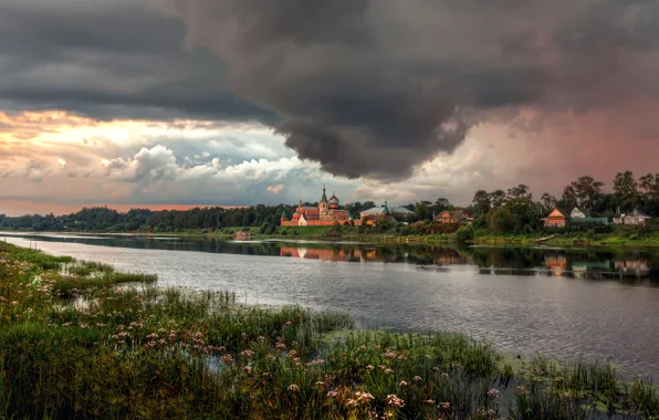 Russia, Staraya Ladoga, before the storm