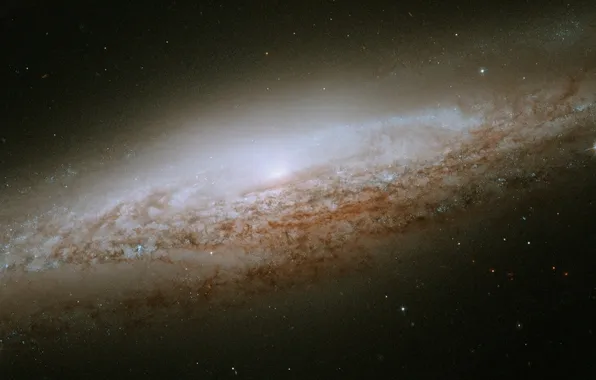 Picture galaxy, NGC 2683, with visible ribs