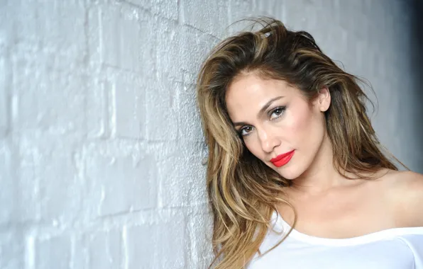 Look, wall, makeup, actress, singer, Jennifer Lopez, hair, Jennifer Lopez